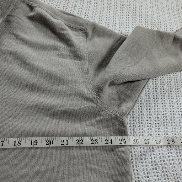 VTG Y2K Anchor Blue Full Zip Beige Harrington Jacket Lightweight Shacket Mens XL - Picture 7 of 10